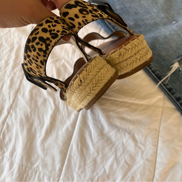 Gianni Bini‎ Platform Sandals Size 8 Cheetah Print - Picture 5 of 8